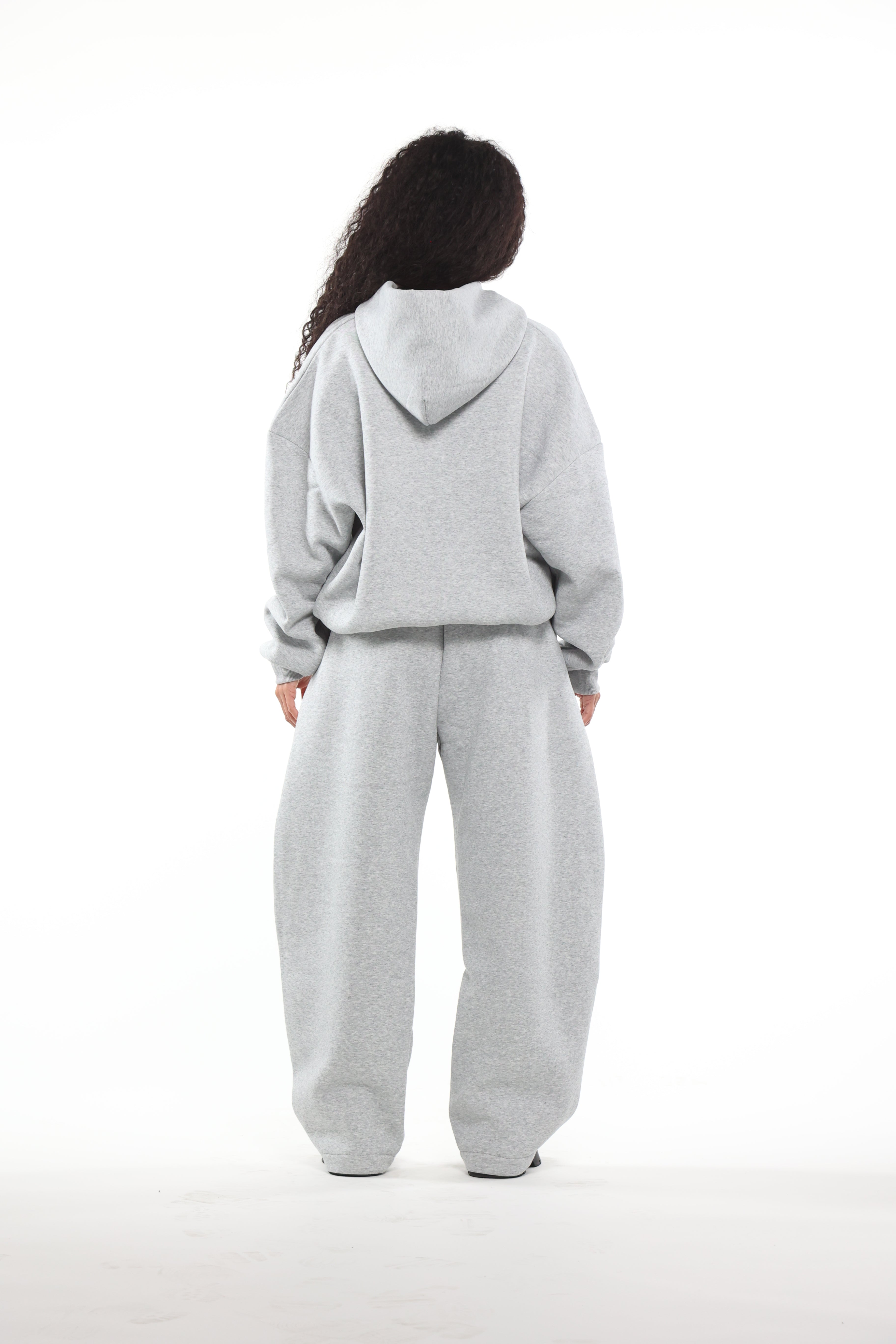 Self Made Hoodie Grigia