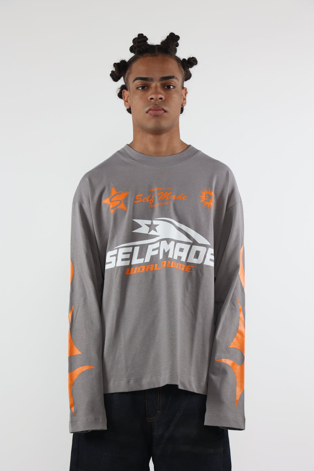 Long Sleeve Flames Mud