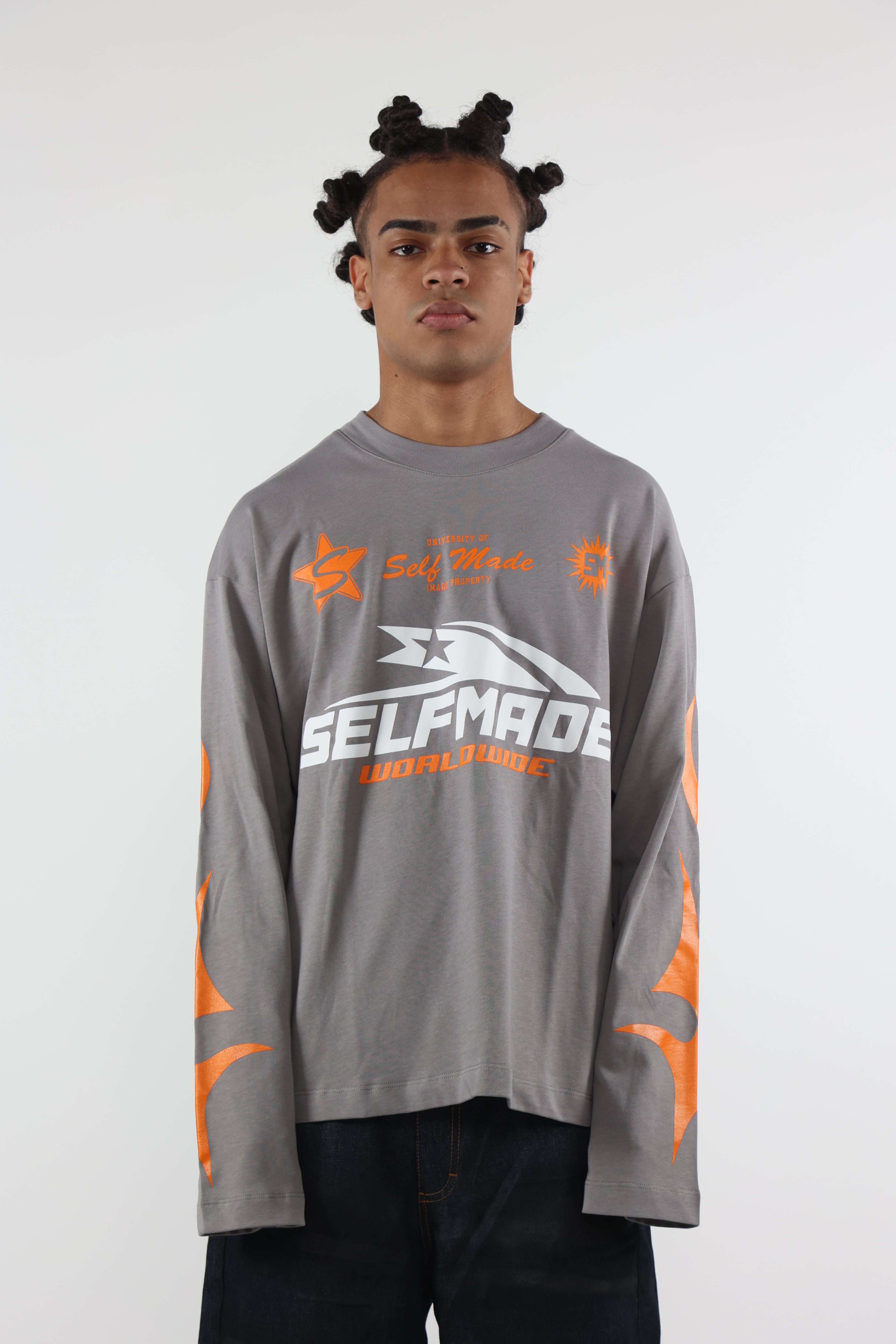 Long Sleeve Flames Mud