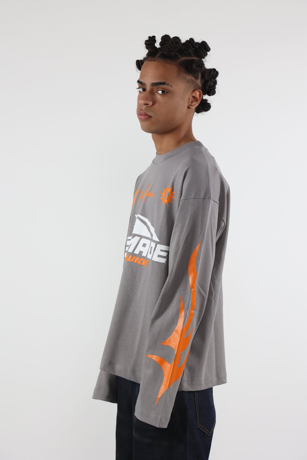 Long Sleeve Flames Mud