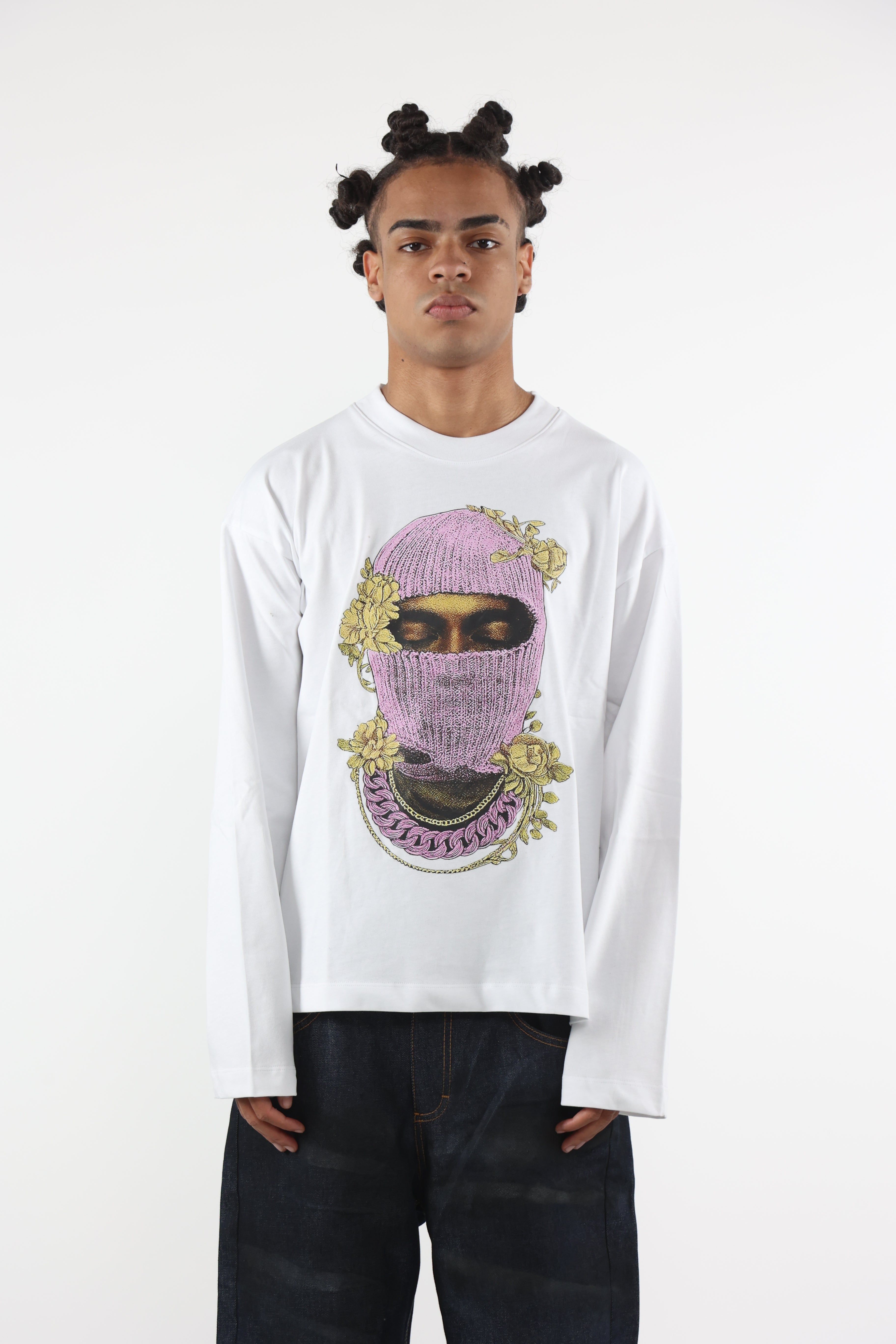 Long Sleeve Balaclava White