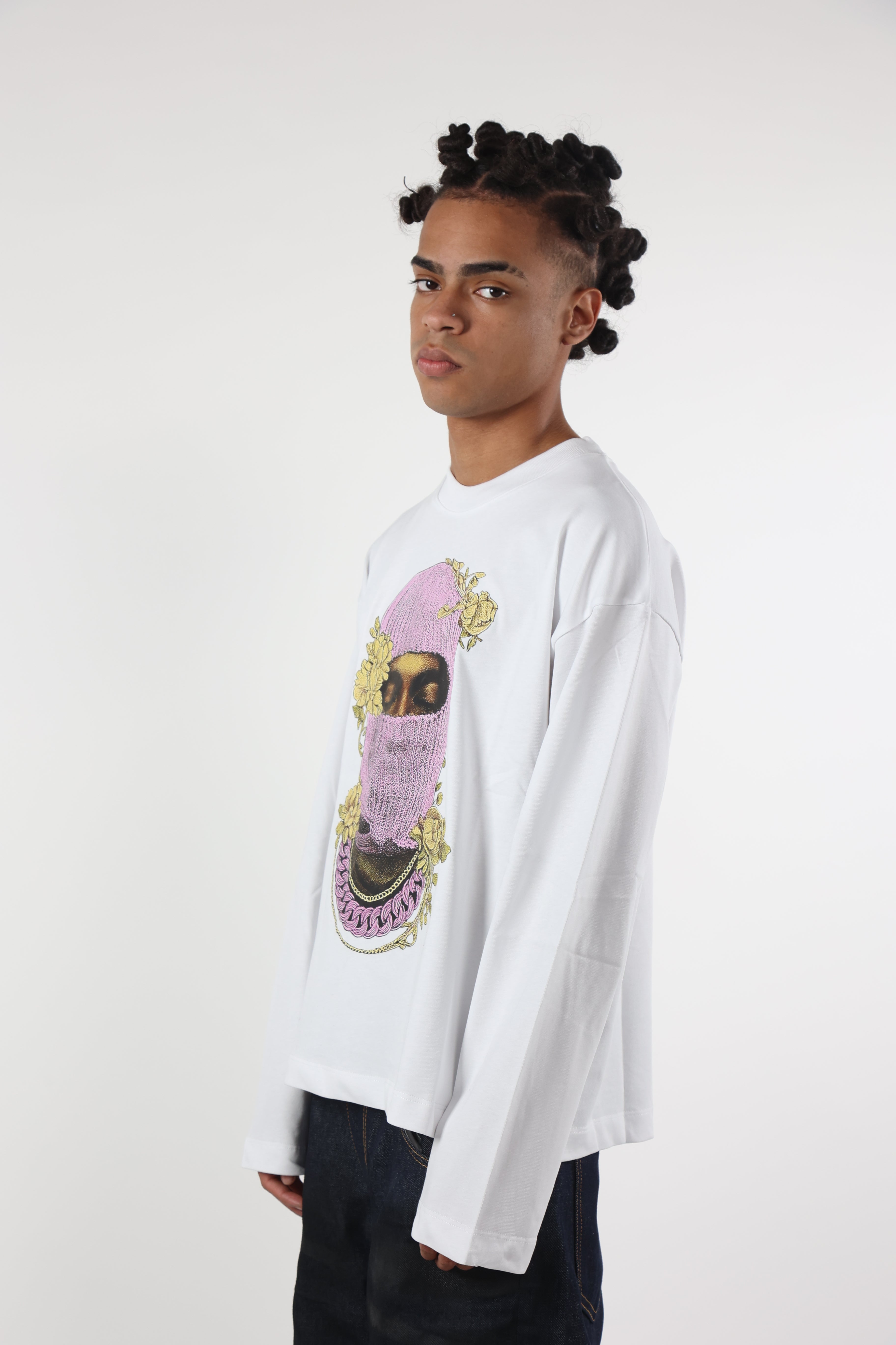 Long Sleeve Balaclava White