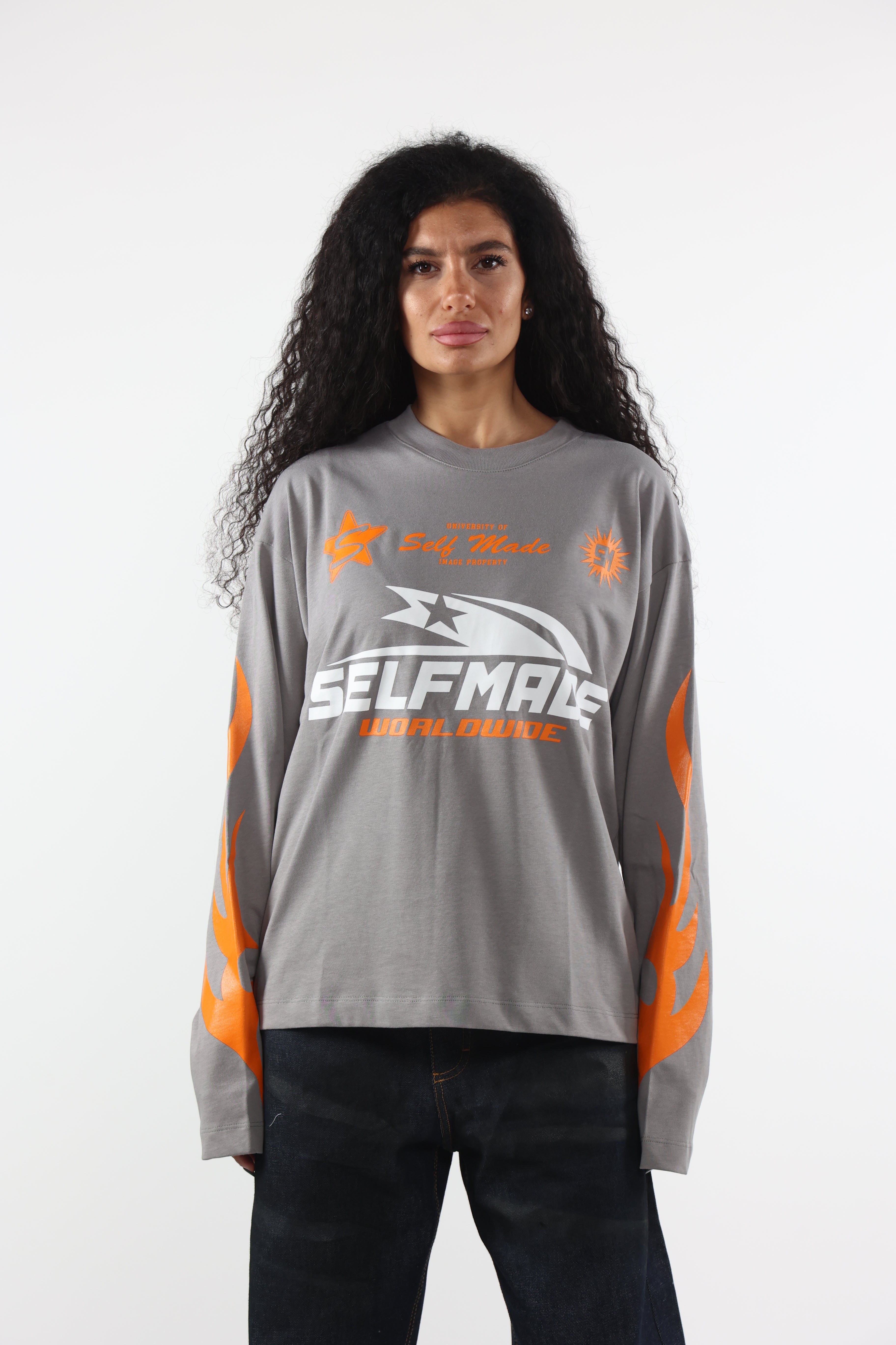 Long Sleeve Flames Mud