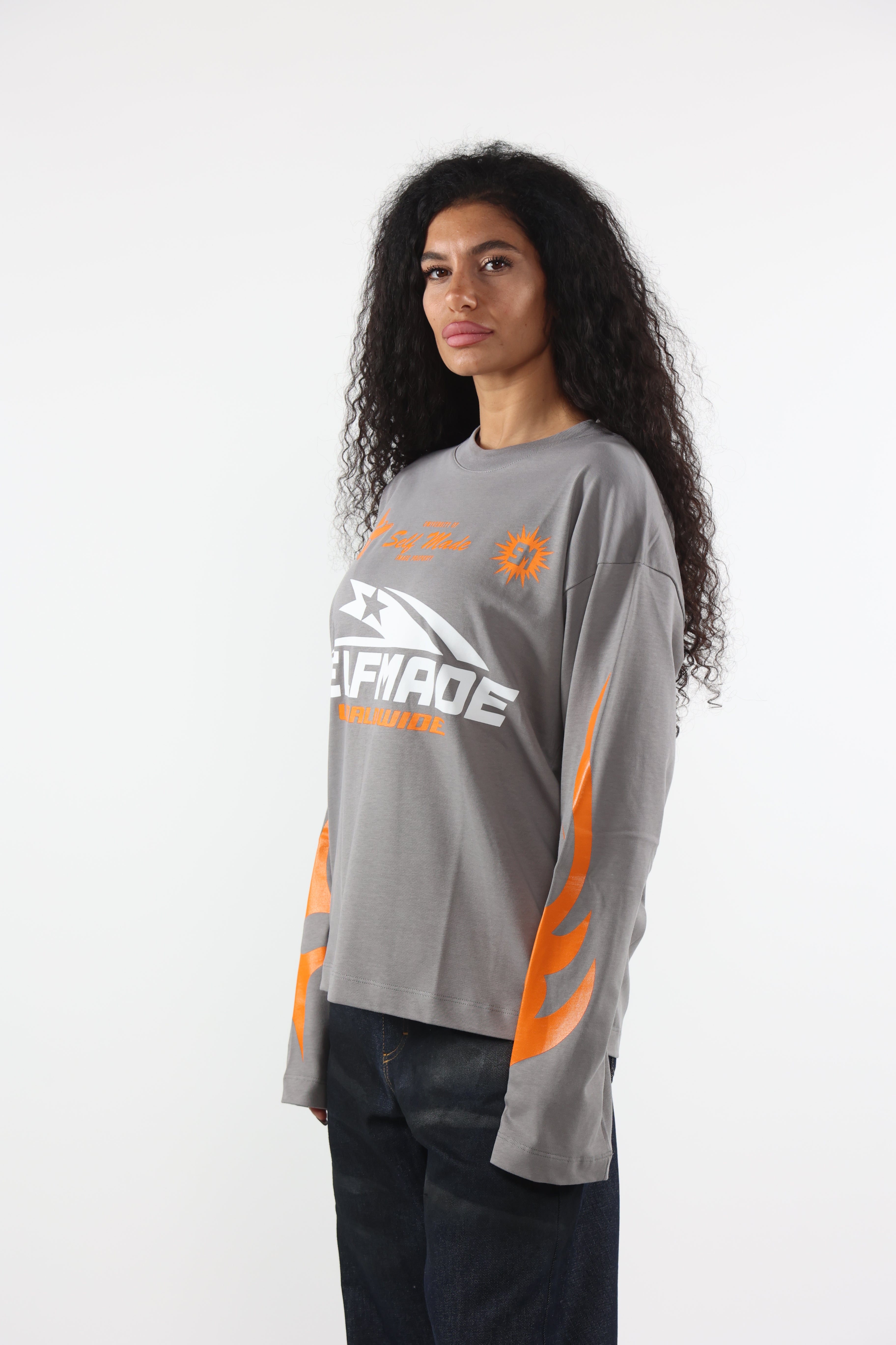 Long Sleeve Flames Mud