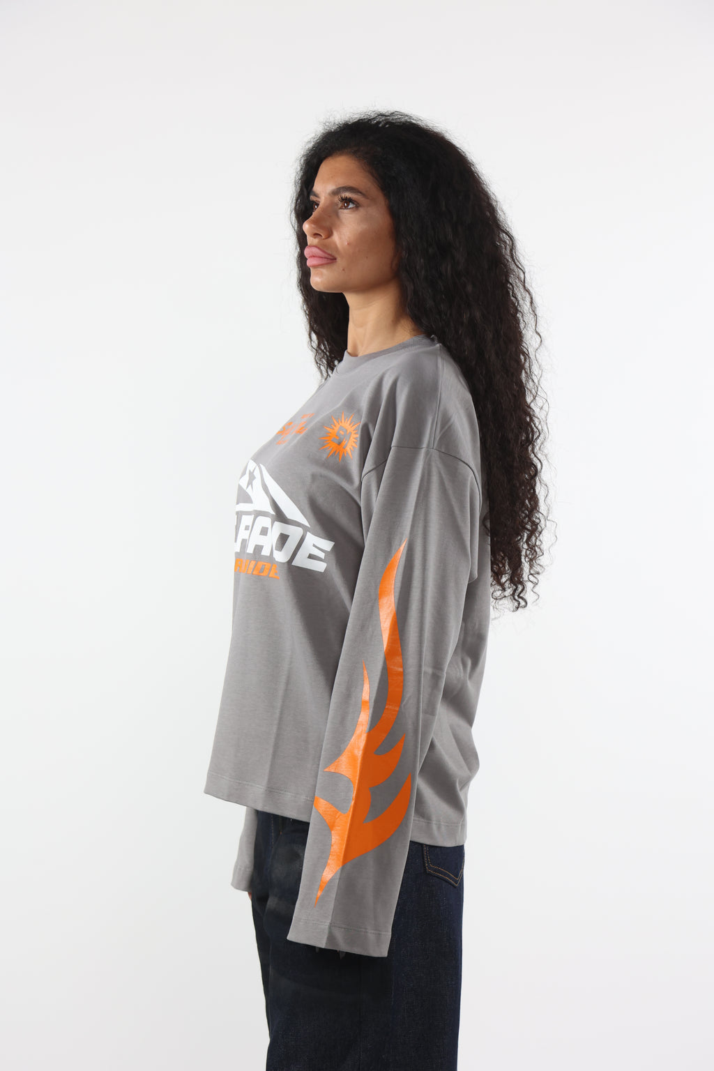 Long Sleeve Flames Mud