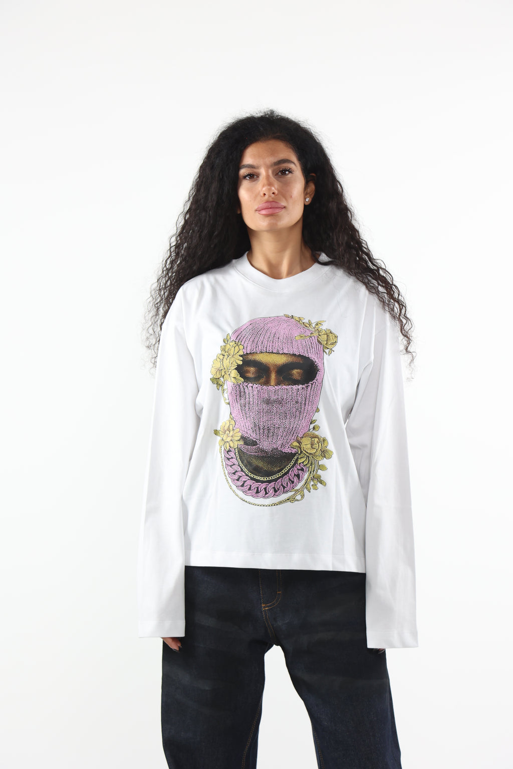 Long Sleeve Balaclava White