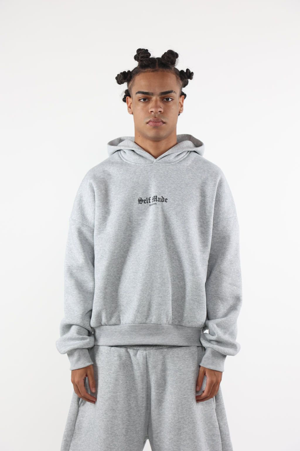 Self Made Hoodie Grigia