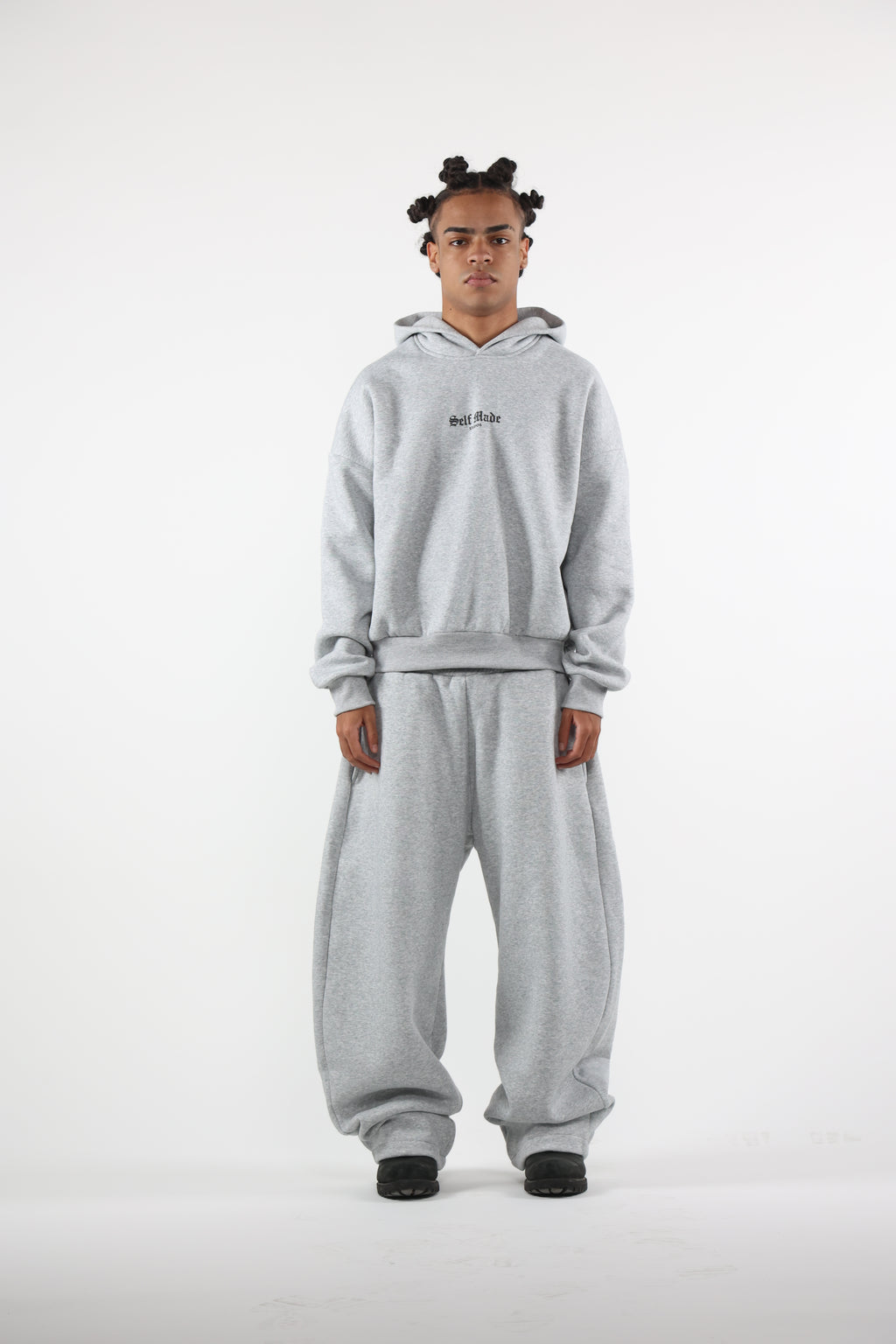 Self Made Hoodie Grigia