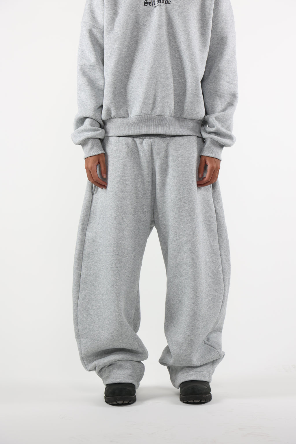 Self Made Hoodie Grigia