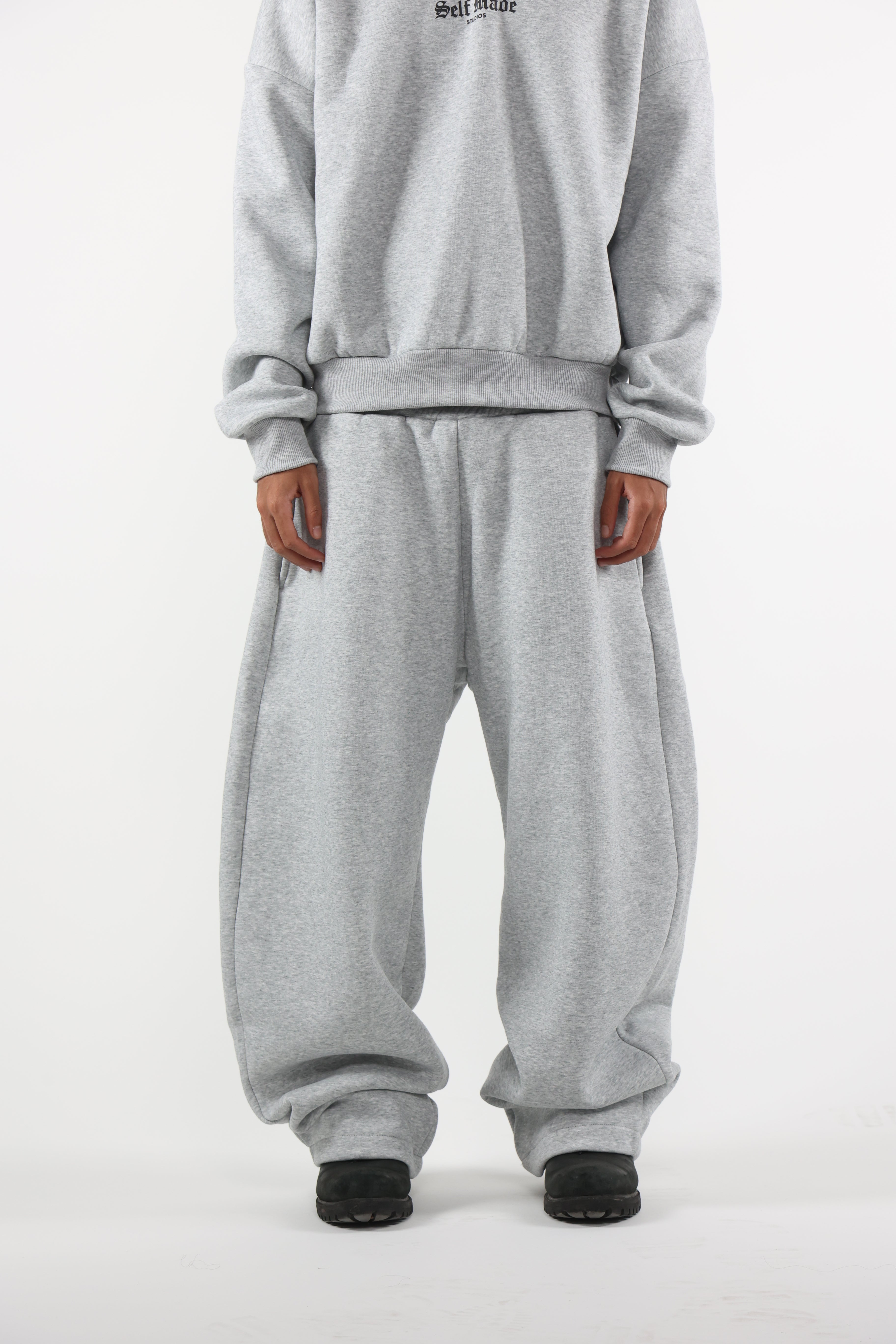 Self Made Hoodie Grigia