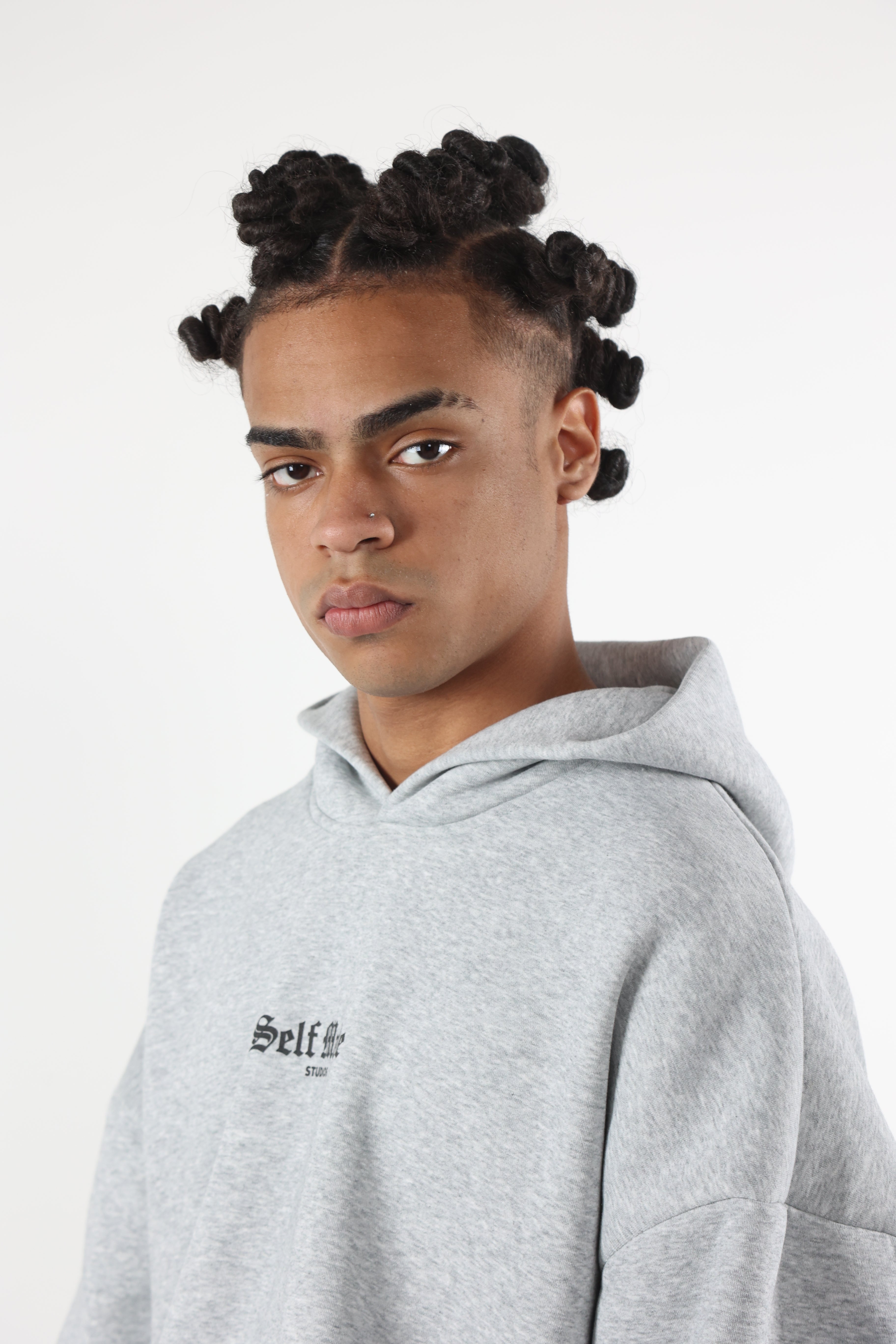 Self Made Hoodie Grigia