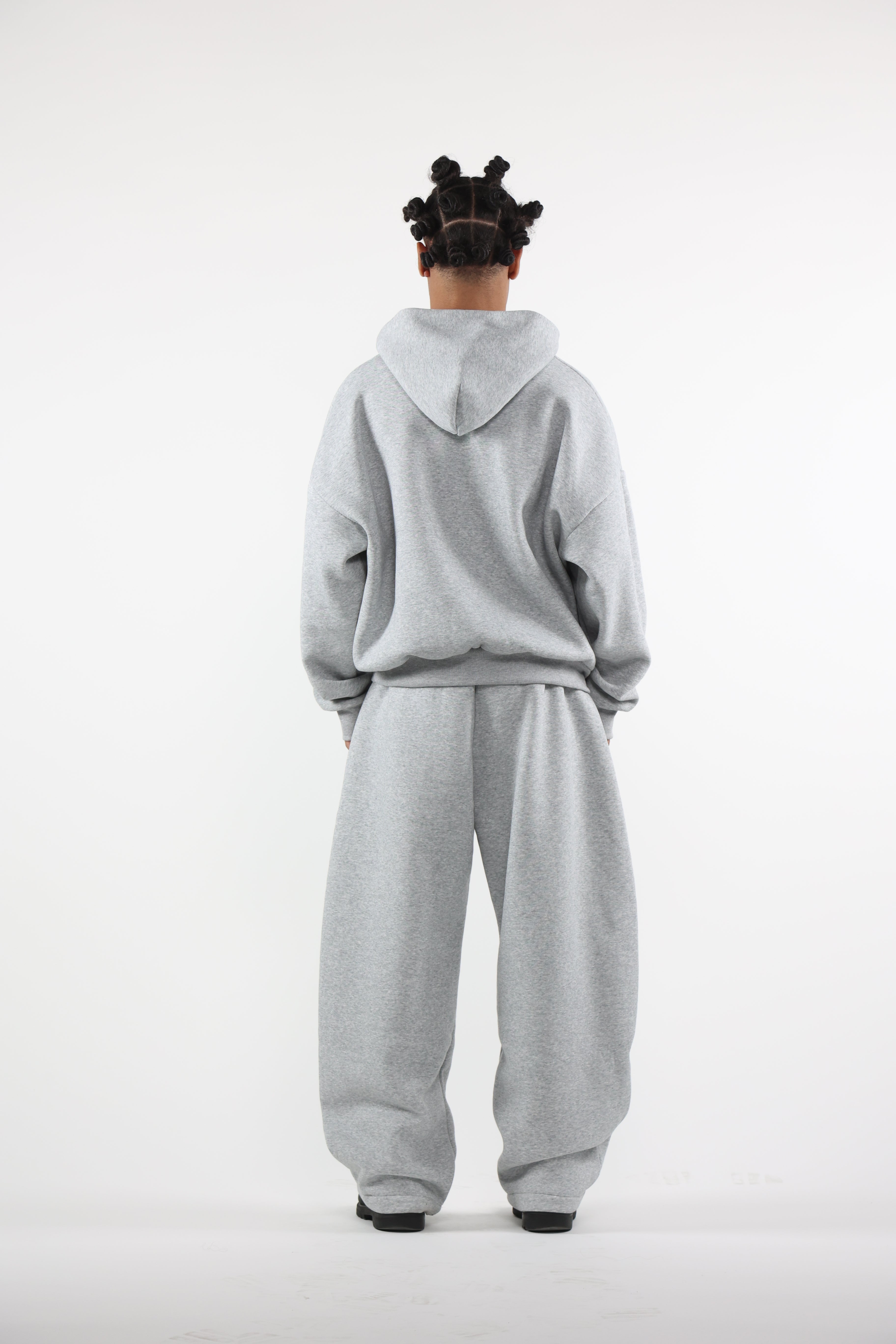 Self Made Hoodie Grigia