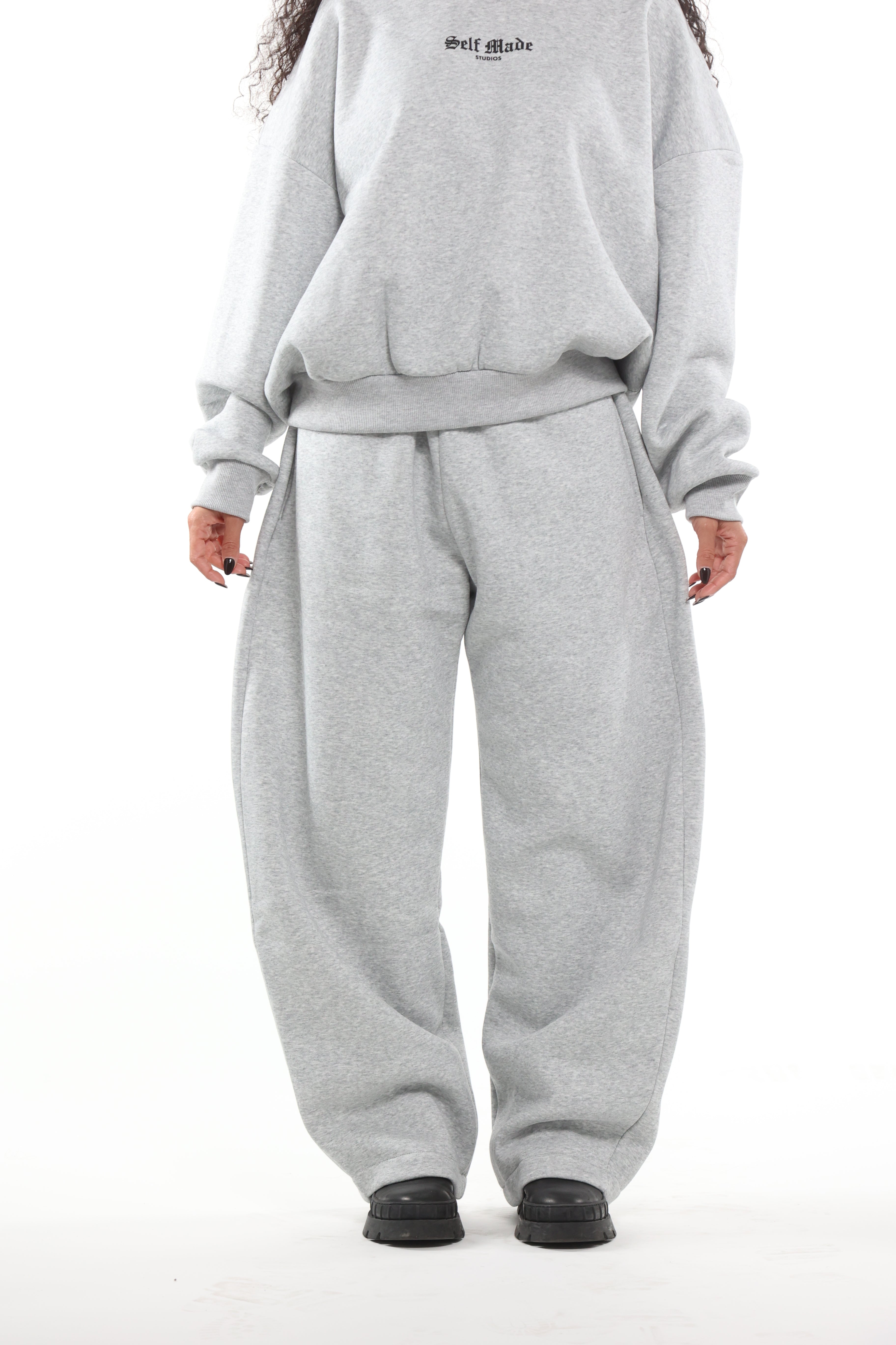 Self Made Hoodie Grigia